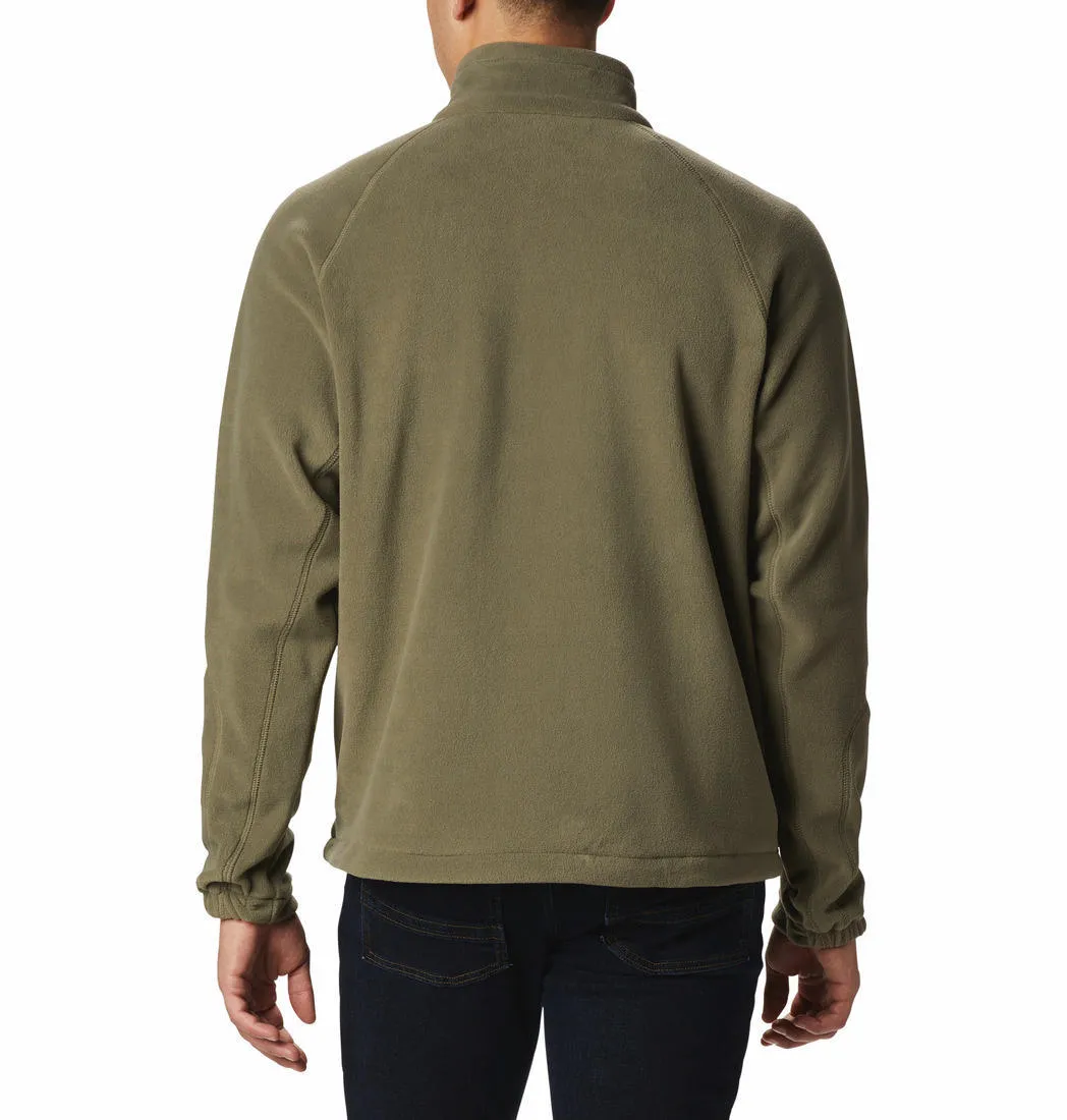Morning Warmth Columbia Men Green Fast Trek II Full Zip Fleece