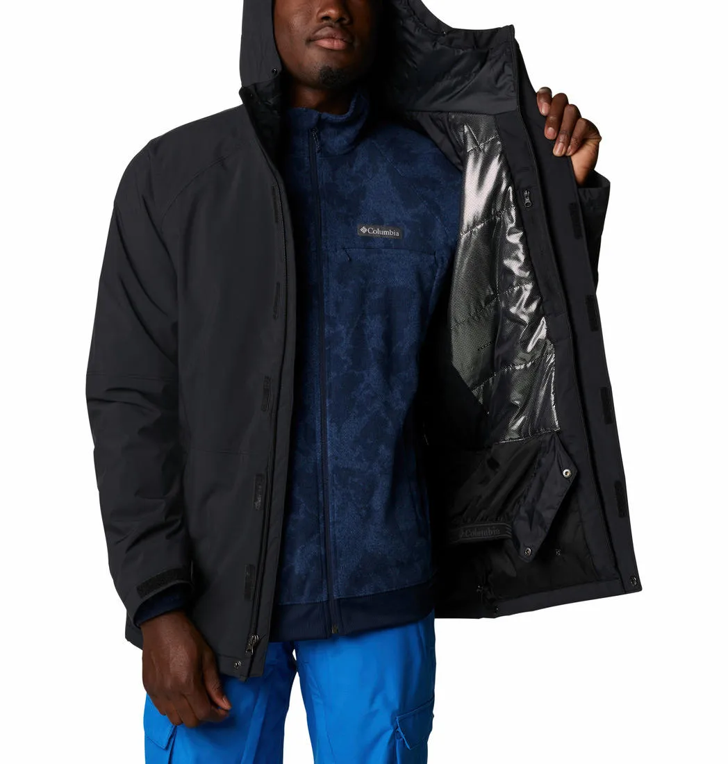 slim Protective Layer Columbia Men Black Snow Shifter Jacket
