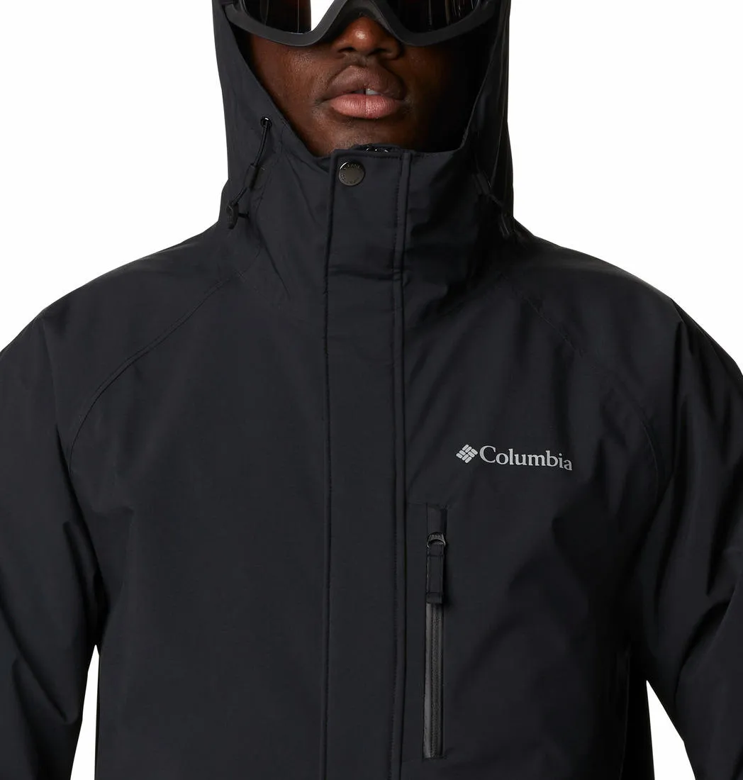 Columbia Men Black Snow Shifter Jacket Wind Blocker