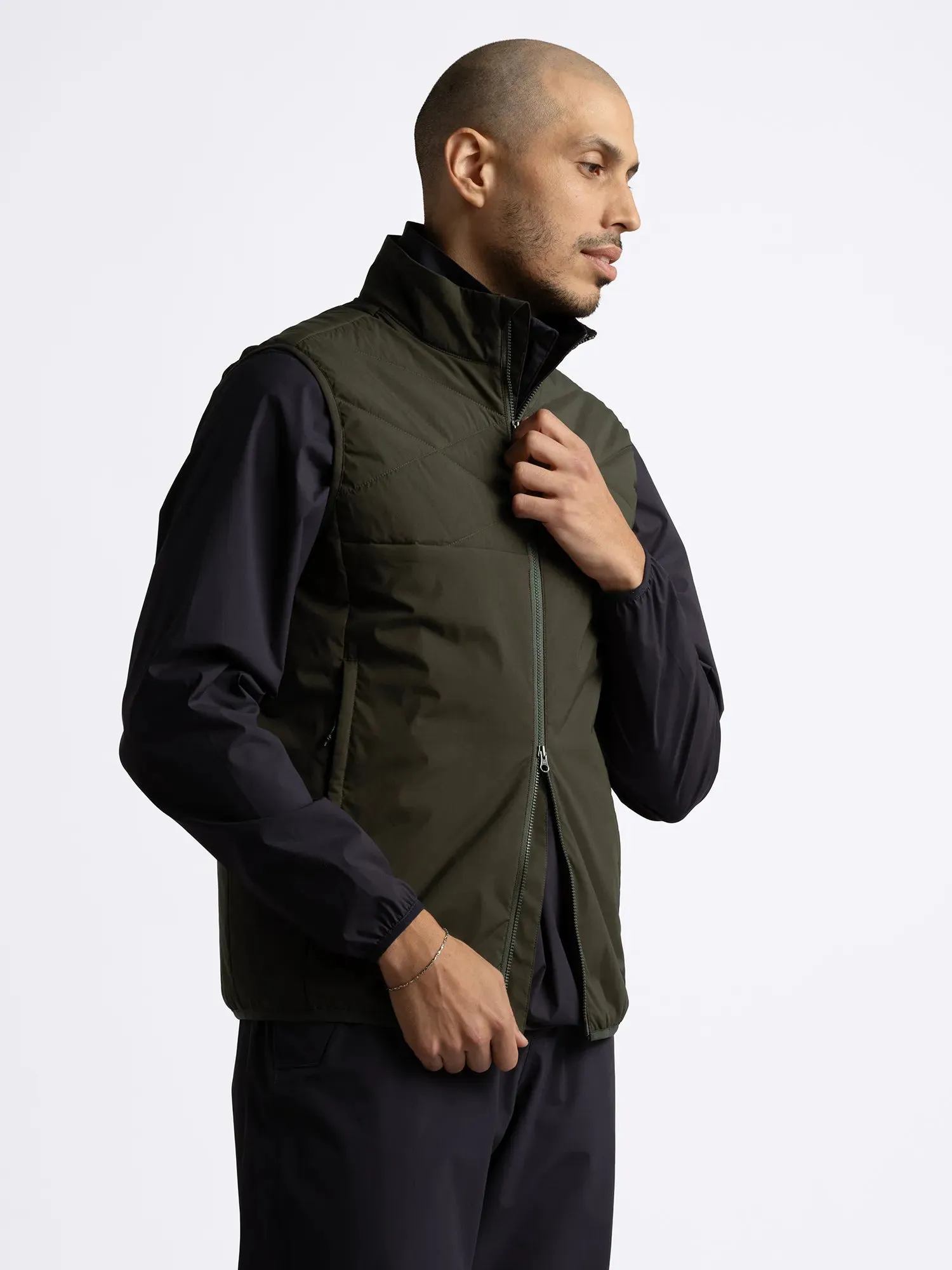 M CREEK WIND VEST Dark Pine Trust