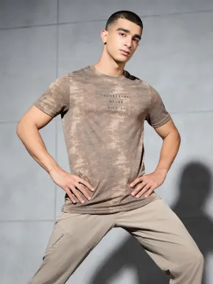 Eco Core HeavyDuty Zipper Men Printed Slim Fit Round Neck T-shirt with TECHNOCOOL 