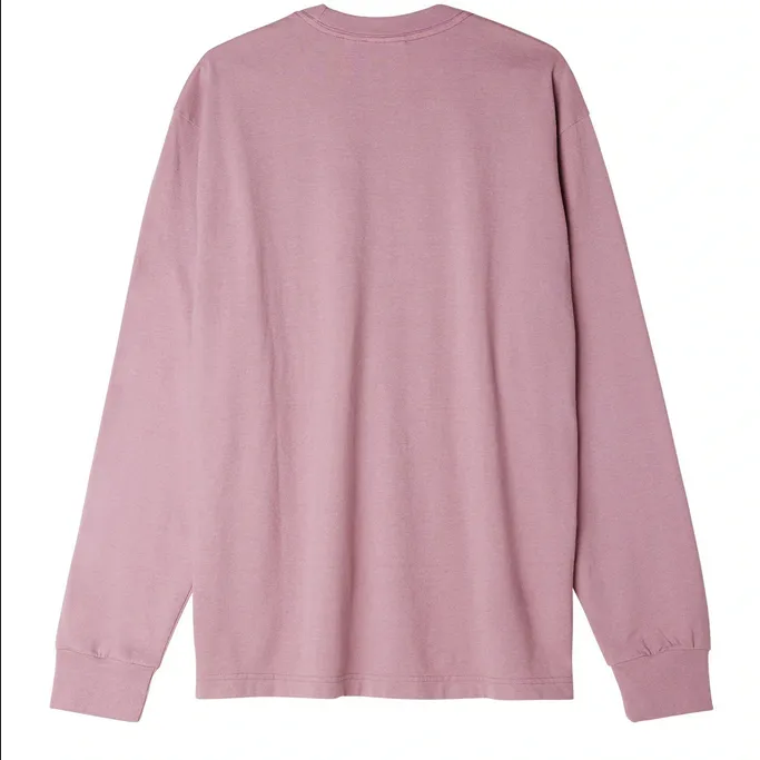 Cool Comfort Holiday Trend Obey magletta manica lunghe da uomo con tasca 131030116 lilla