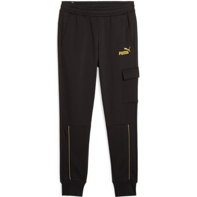 Puma pantalone sportivo da uomo ESS Minimal Gold 680015 01 nero Tough Support Sporty Wearable