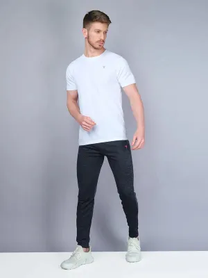 Men Melange Slim Fit Trackpants with TECHNO GUARD Cozy Comfort