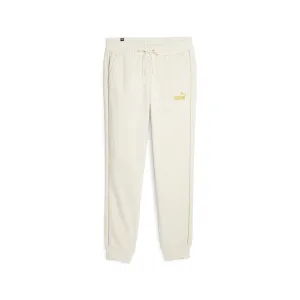 Puma Pantalone sportivo da uomo con polsino Ess  Minimal Gold 680306 87 beige chiaro Quick Comfort