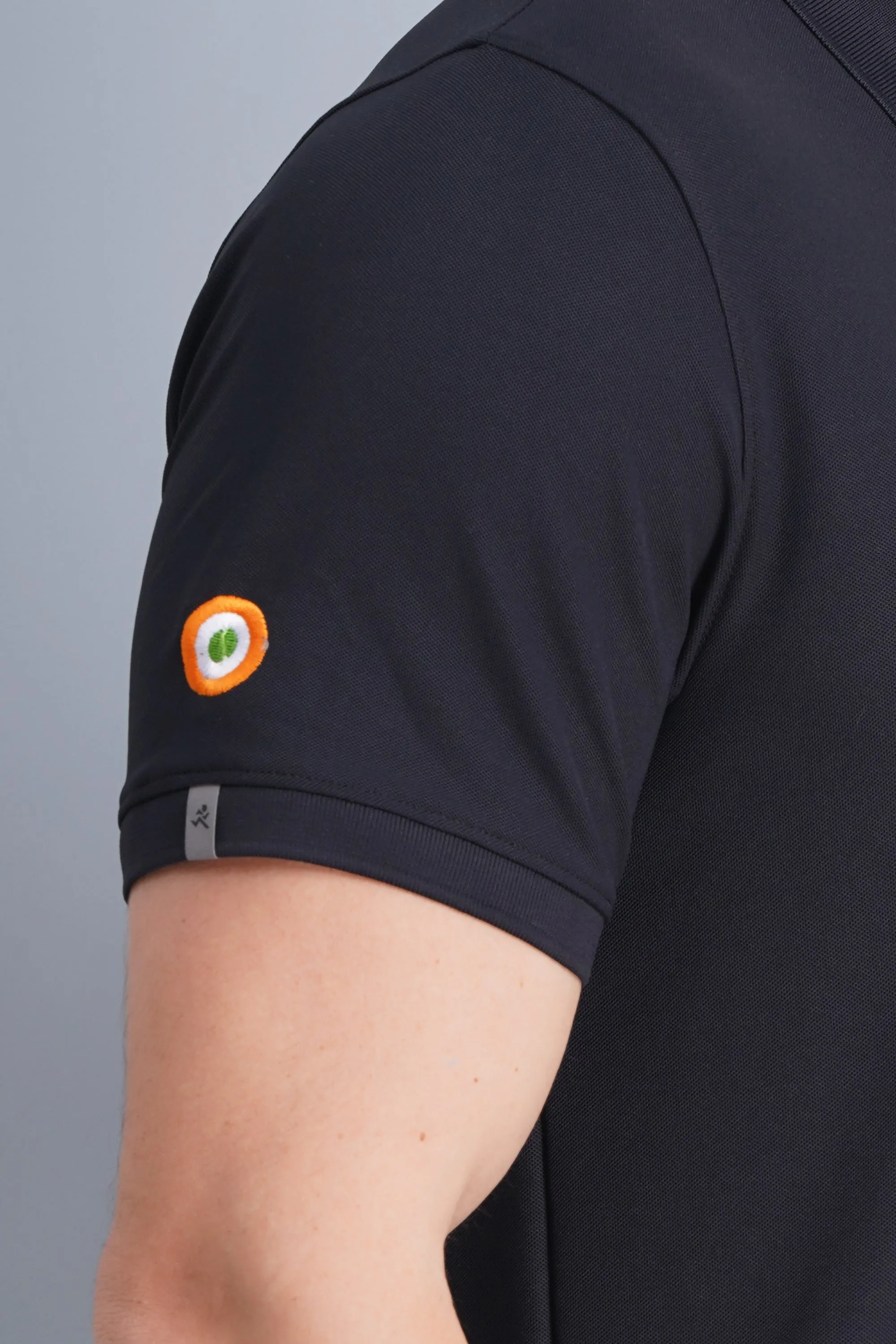 All Day Comfort Men's Polo T Shirt SUKHOI-30 BLACK