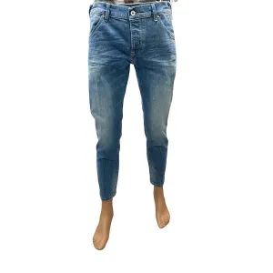 Zero Construction pantalone Jeans da uomo Oric 4103 blu Non Fade Fabric Weekend Getaway Trend Setter