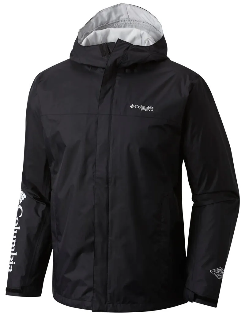 Hot Columbia Men Black PFG Storm Jacket Waterproof