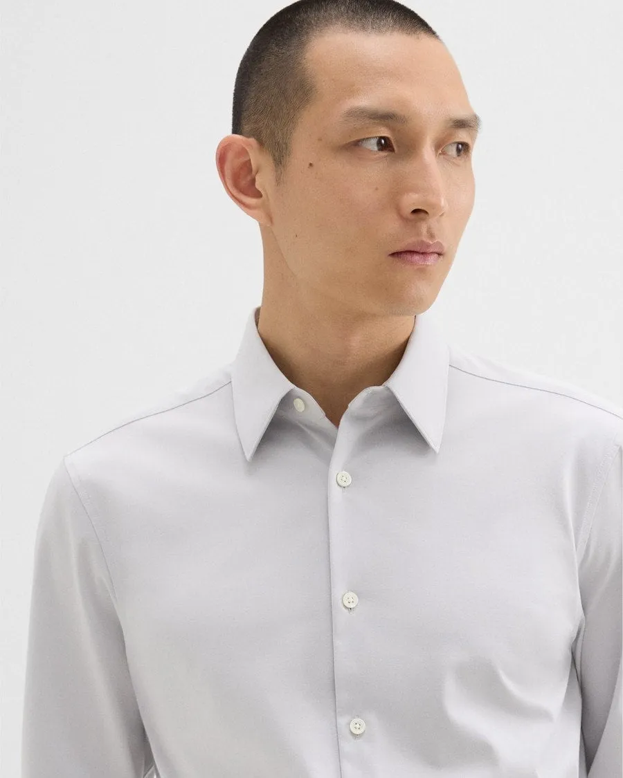 Travel Core Breezy Comfort Theory Sylvian Structure Knit Shirt - Vapor