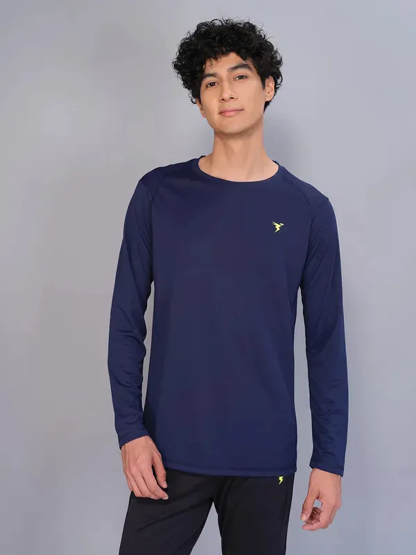 Men Solid Slim Fit Crew Neck T-shirt with TECHNO COOL Rayon blend Comfy Base