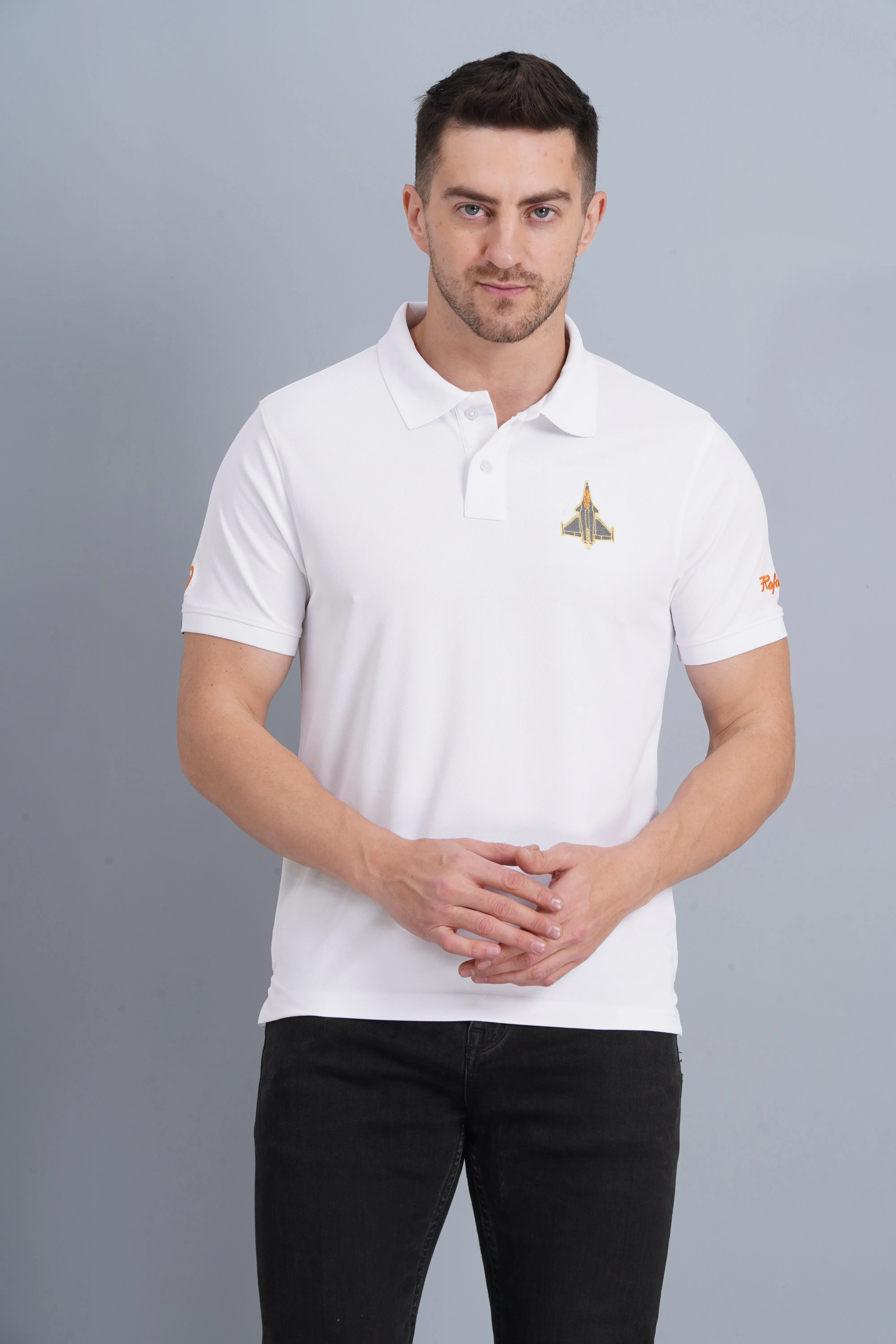 Quick Comfort Casual Friday Men's Polo T Shirt Rafale White