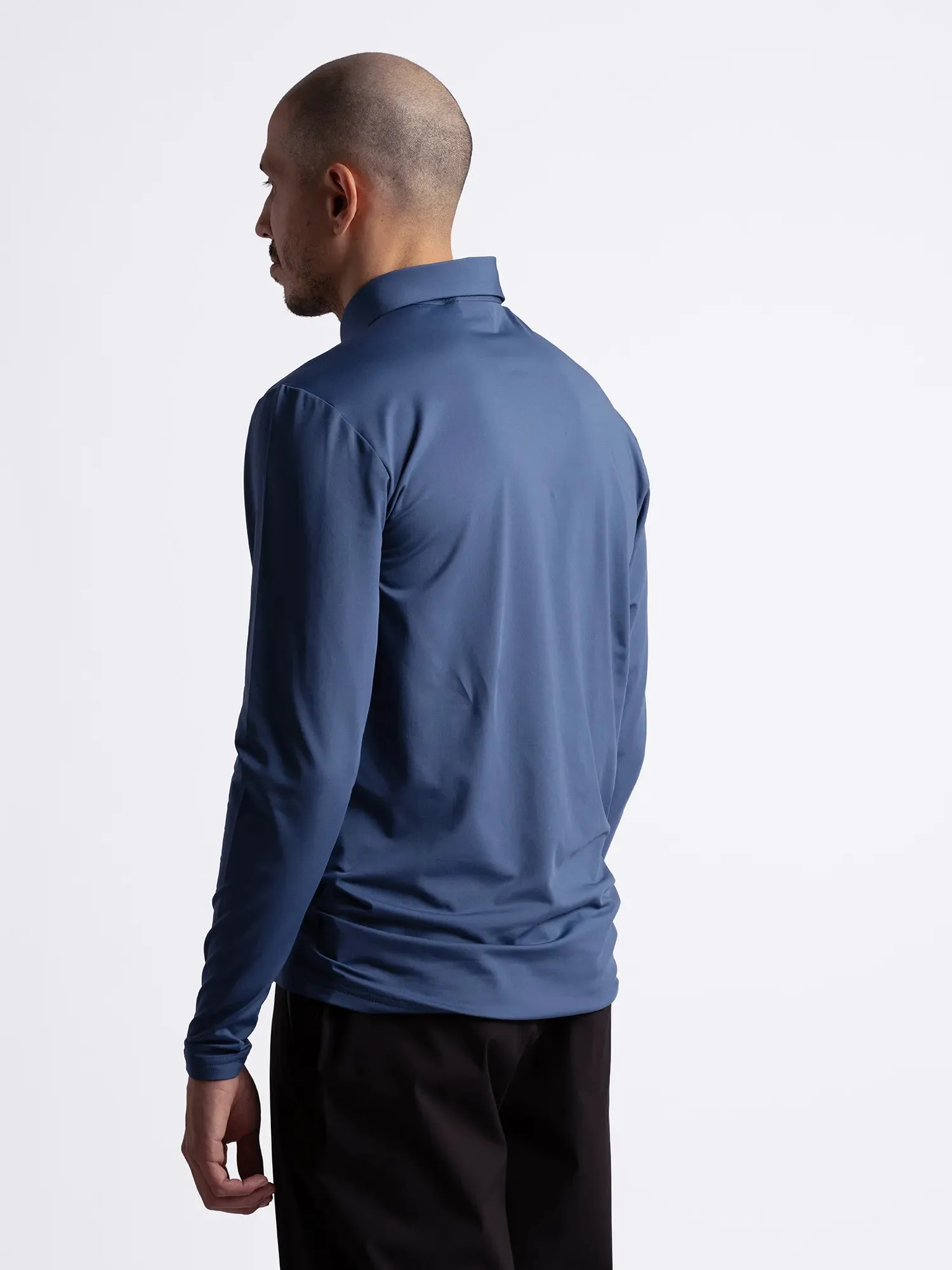 M NICK POLOSHIRT Ensign Blue Summer Golf