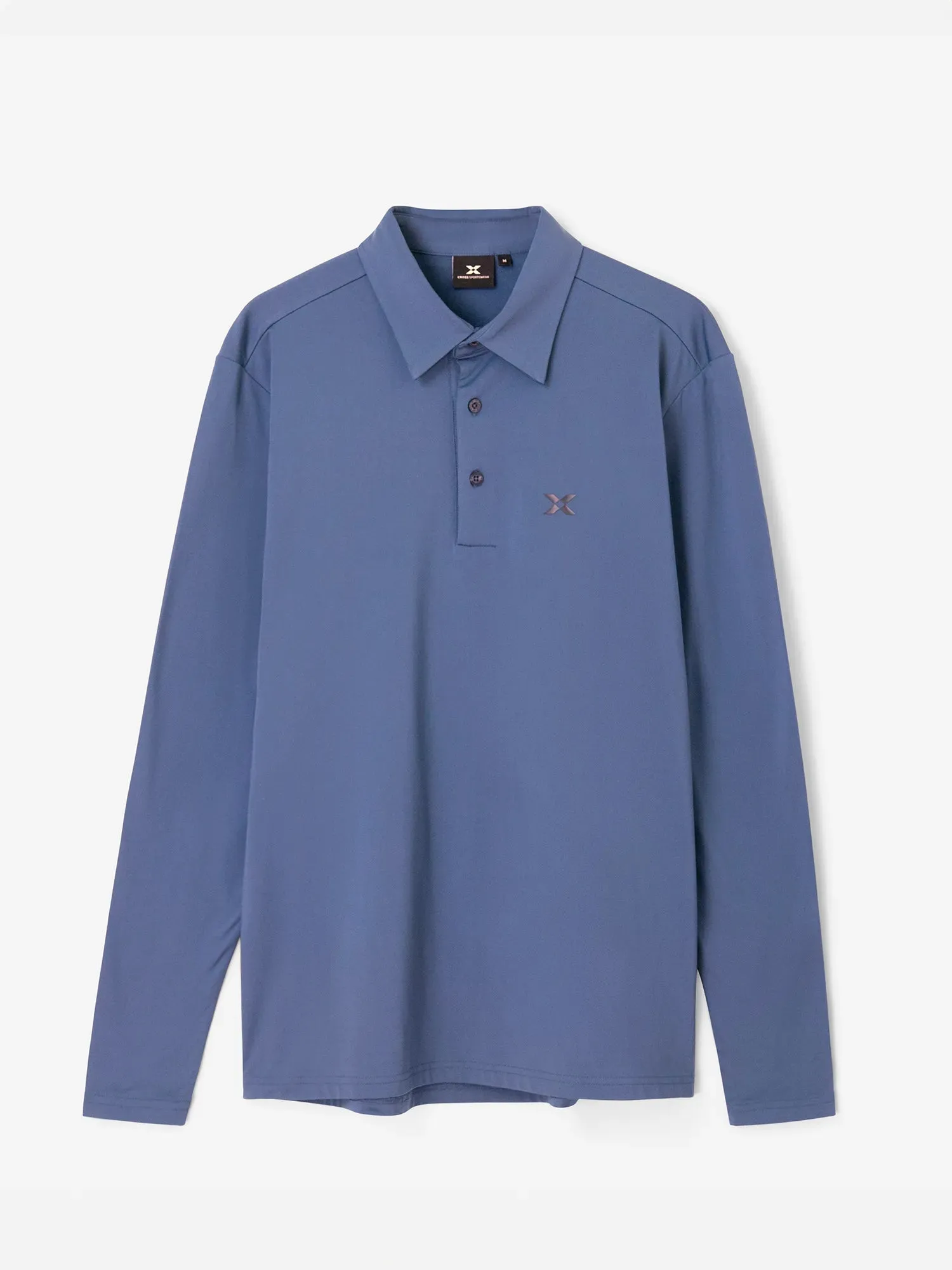 M NICK POLOSHIRT Ensign Blue QuickDry Material