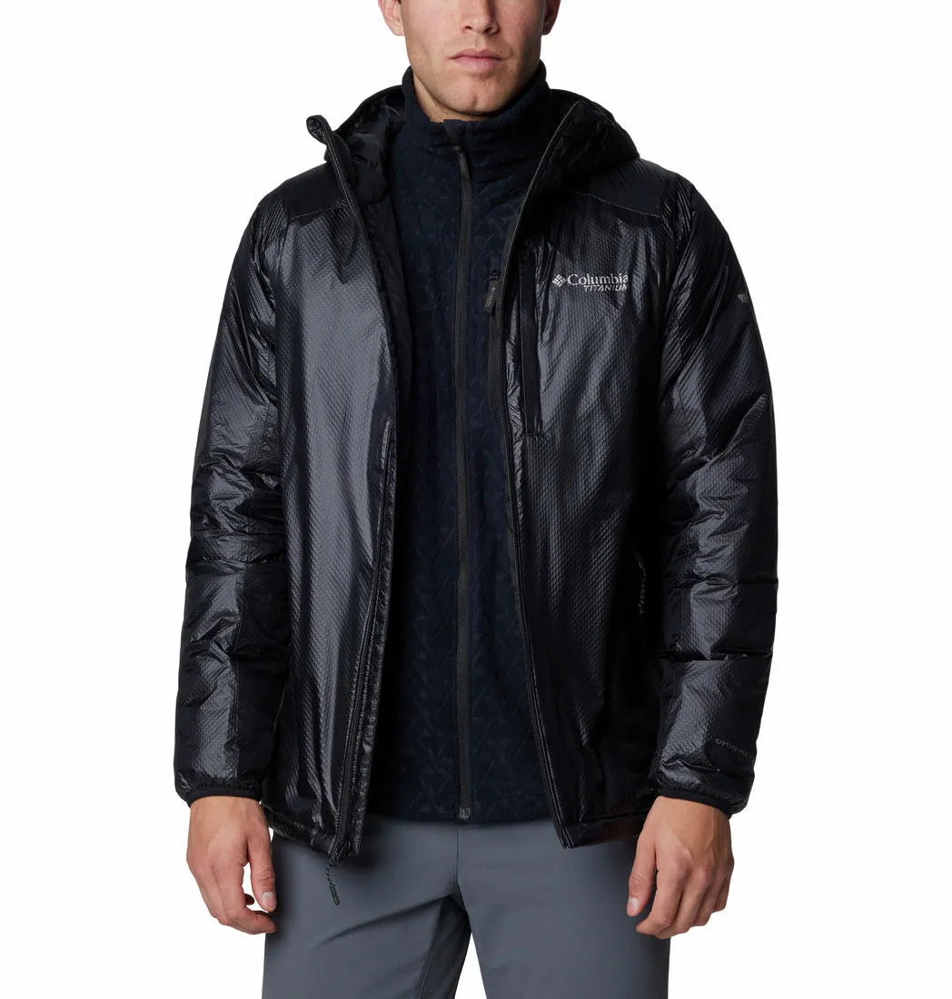 Layer Up Columbia Men Black Arch Rock II Hooded Jacket