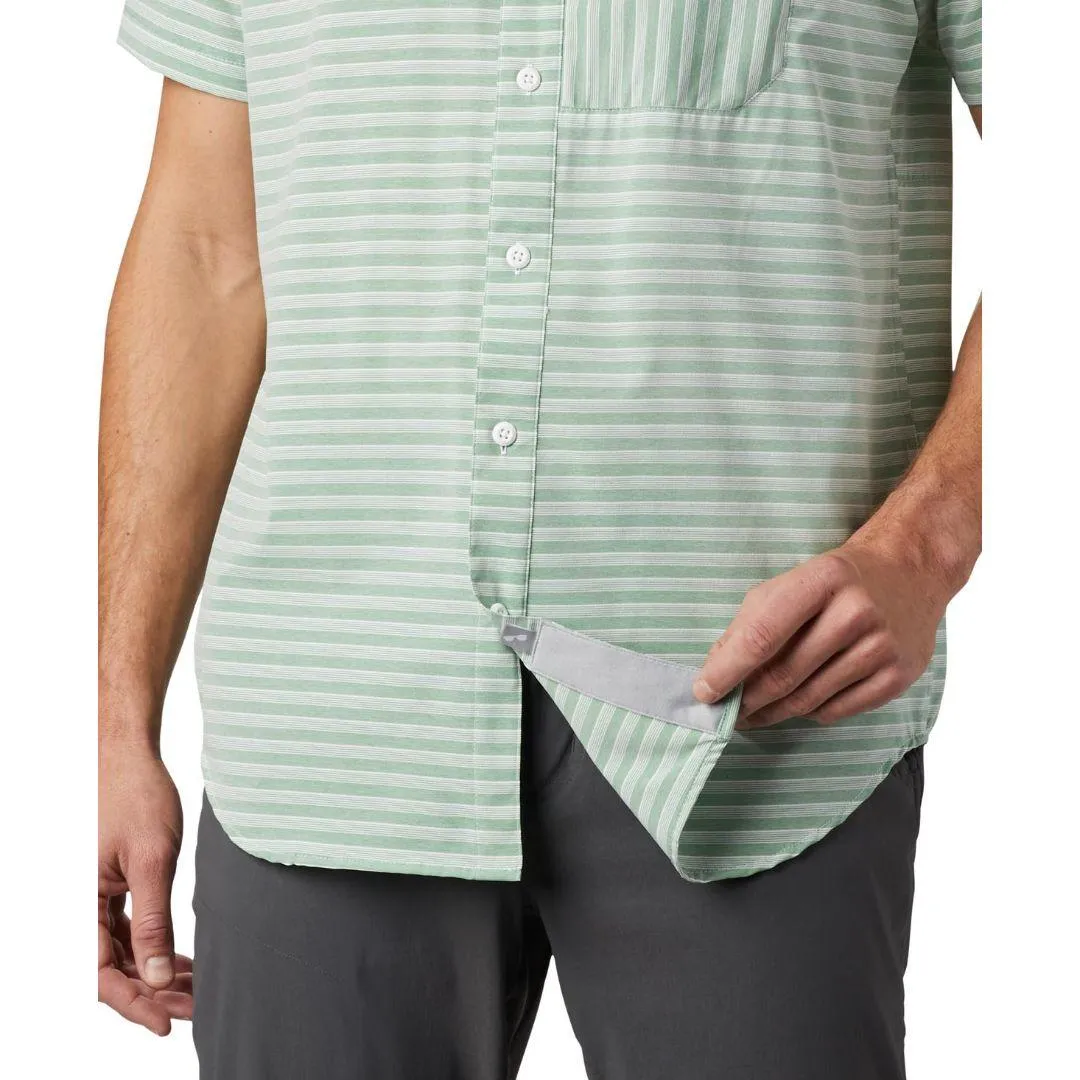 DurableStitching FrictionResistantFabric Columbia Men Green Twisted Creek II Short Sleeve Shirt (Sun Protection)