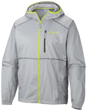 Columbia Men Grey Flash Forward Windbreaker Medal