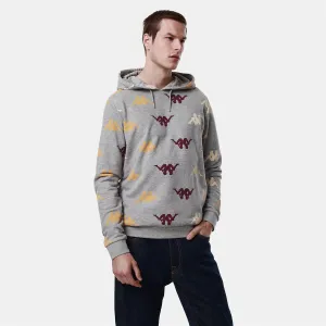 Casual Chic Running wear Kappa Felpa da uomo Authentic Fancy 351261W 77M grey mid melange