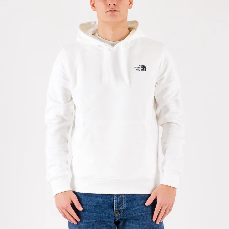 Antibacterial Urban Active The North Face Felpa da uomo  con cappuccio e stampa Seasonal Graphic Hood NF0A7X1PN3N1 white