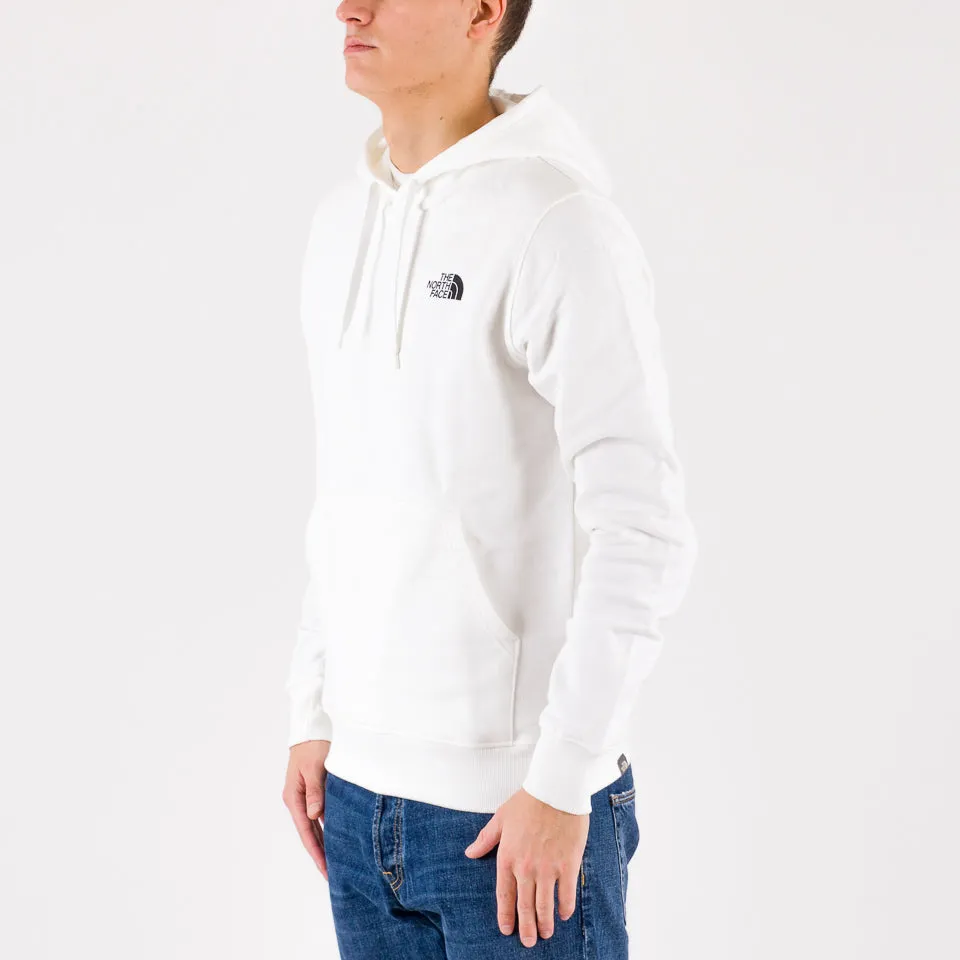 Street Comfort The North Face Felpa da uomo  con cappuccio e stampa Seasonal Graphic Hood NF0A7X1PN3N1 white