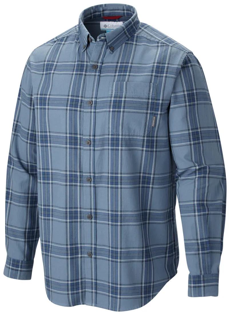 Columbia Men Blue Rapid Rivers II Long Sleeve Shirt Casual Design ZeroWasteProduction