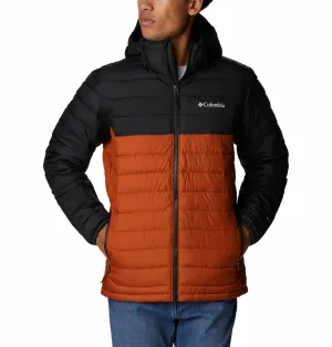 suitable for community activities Trendy Accessory Columbia Men Orange Powder Lite Hooded Jacket