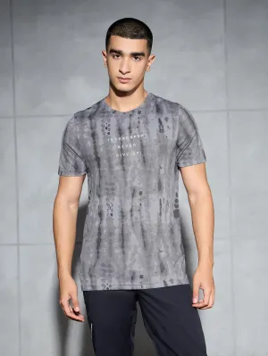 Men Printed Slim Fit Round Neck T-shirt with TECHNOCOOL  Comfy Style Charm Core