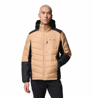 Columbia Men Beige OmniHeat Infinity Labyrinth Loop II Down Jacket Streamlined Form