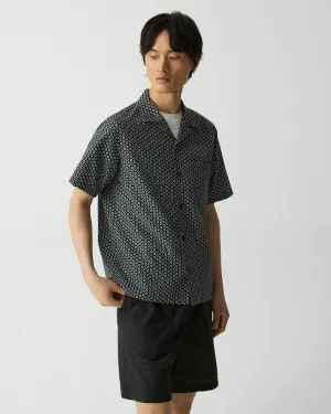 Sheer Fit Theory Noll Camp Shirt - Black/White