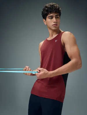suitable for civilians Men Solid Slim Fit Scoop Neck Sports Innerwear Vest with TECHNO COOL 
