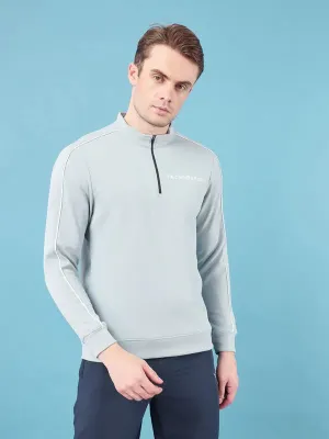 Evening Chic Wonder Fit Men Solid Slim Fit Mock Neck Jacket with ELASTO PLUS