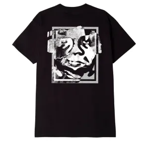 Obey maglietta manica corta da uomo Torn Face Classic 165263406 nero Casual Wearable
