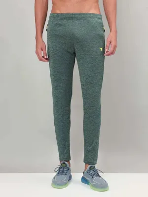 Men Melange Slim Fit Trackpants with TECHNO DRY All-day Comfort Optimal Training Performance