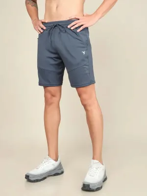 Men Solid Slim Fit Shorts with TECHNO DRY Plus Size cycling attire