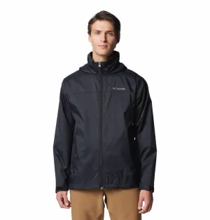 Columbia Men Black Glennaker Lake II Rain Jacket concert - goers Suspenders