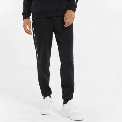 Puma pantalone in felpa con banda laterale e polsino al fondo ESS  Tape Sweatpants FL cl 849042 01 black Cushion Fit Athletic Support