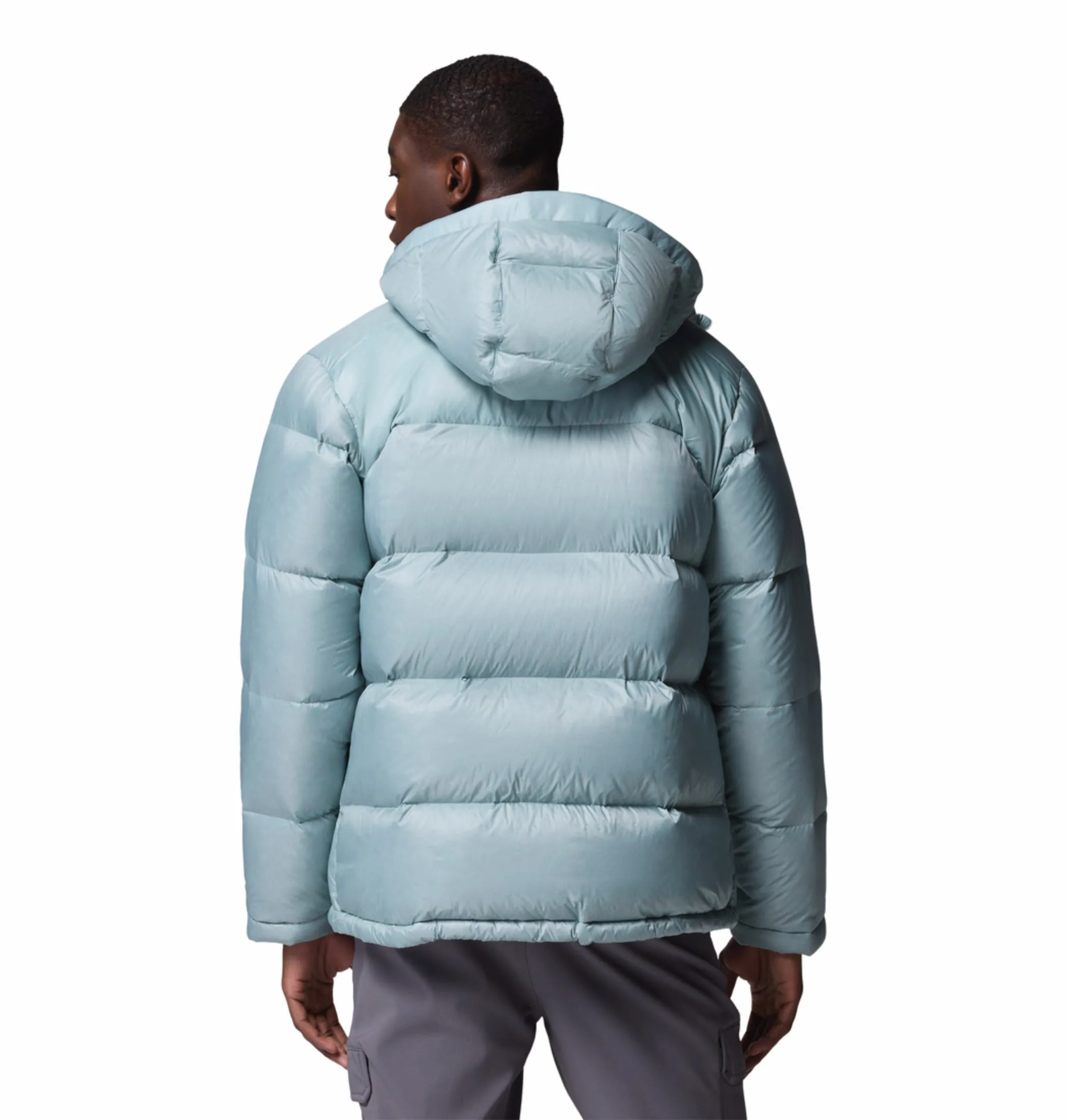 Columbia Men Blue OmniHeat Infinity Cloudview Down Jacket Meditation