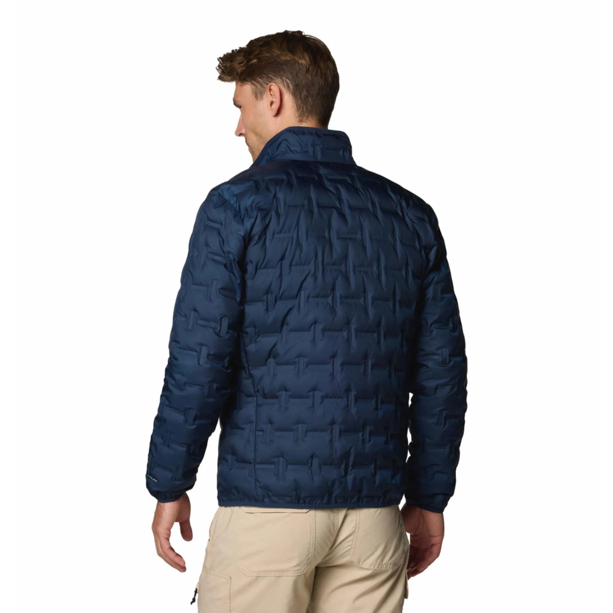 Sombrero Model Columbia Men Blue Delta Ridge II Down Jacket