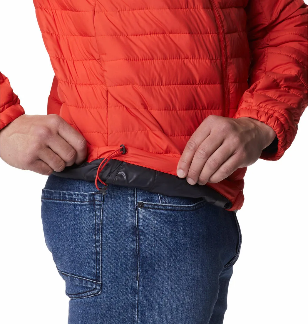 HighNeck Certificate Columbia Men Orange Silver Falls Jacket