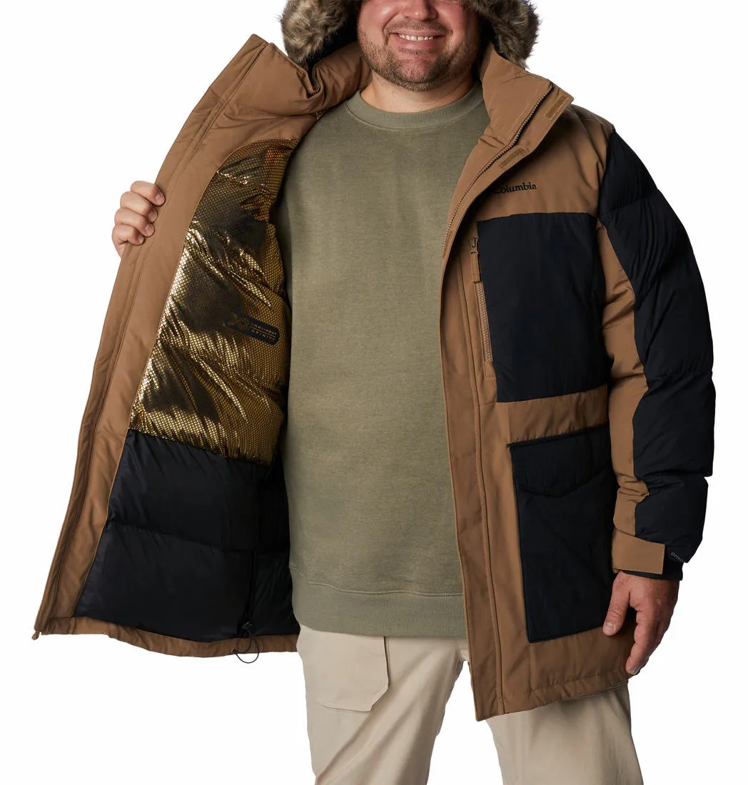 Columbia Men Brown Marquam Peak Fusion II Parka Smart Casual