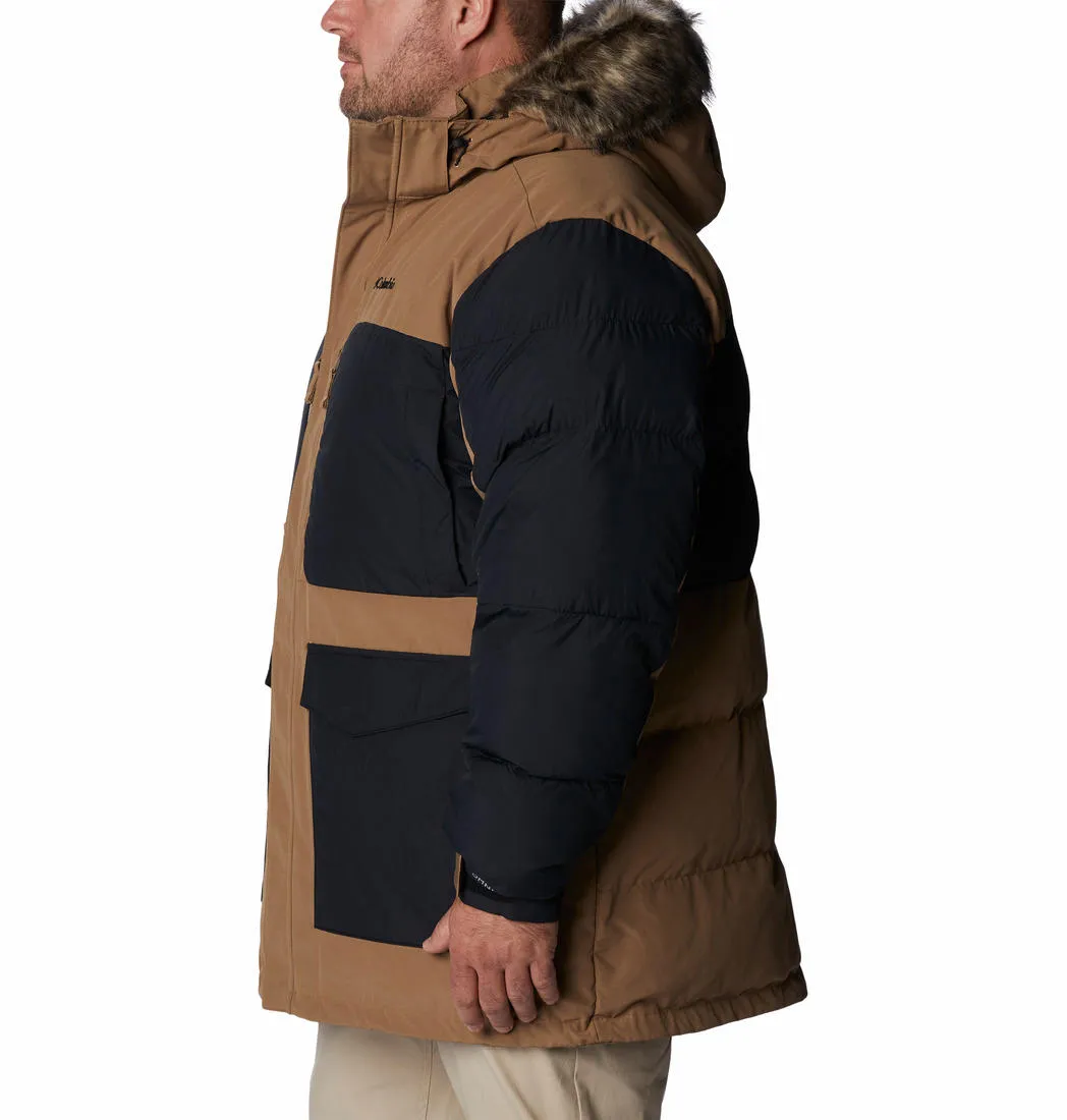 Moisture Wicking Lining Columbia Men Brown Marquam Peak Fusion II Parka