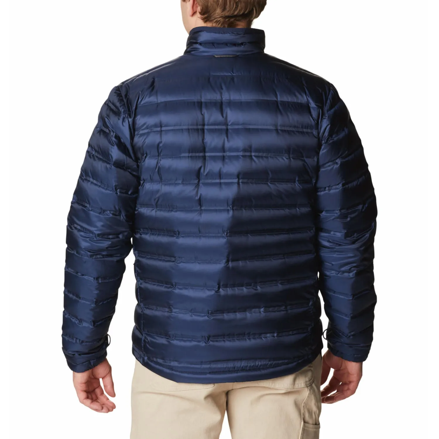 Indoor Odor Resistant Treatment Columbia Men Blue Pebble Peak II Down Jacket