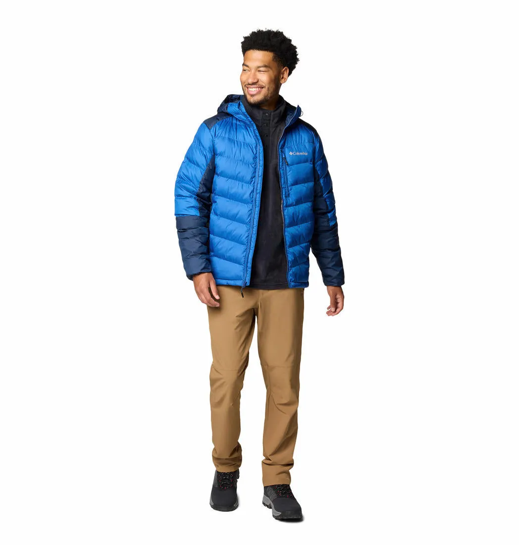 Columbia Men Blue Labyrinth Loop II Hooded Jacket Slide Strap Waistband