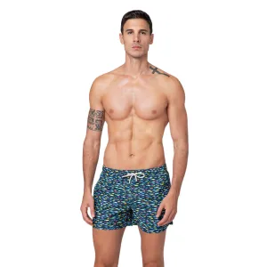F**K pantaloncino costume mare da uomo M04BA31-X19 fantasia Active Wear Non Restrictive Fit