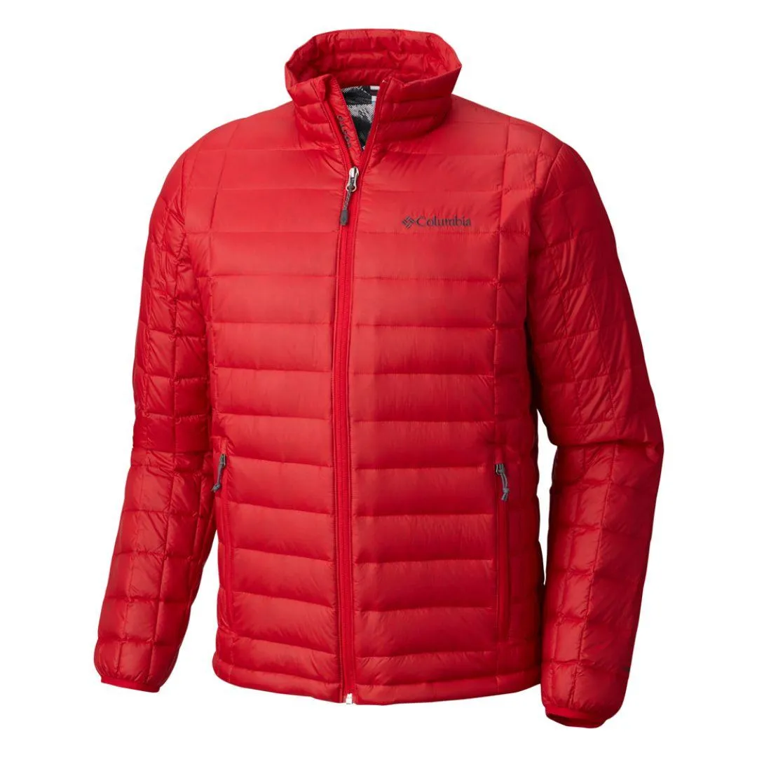 Articulated Seams Protective Outerwear Columbia Men Red Voodoo Falls 590 TurboDown Jacket
