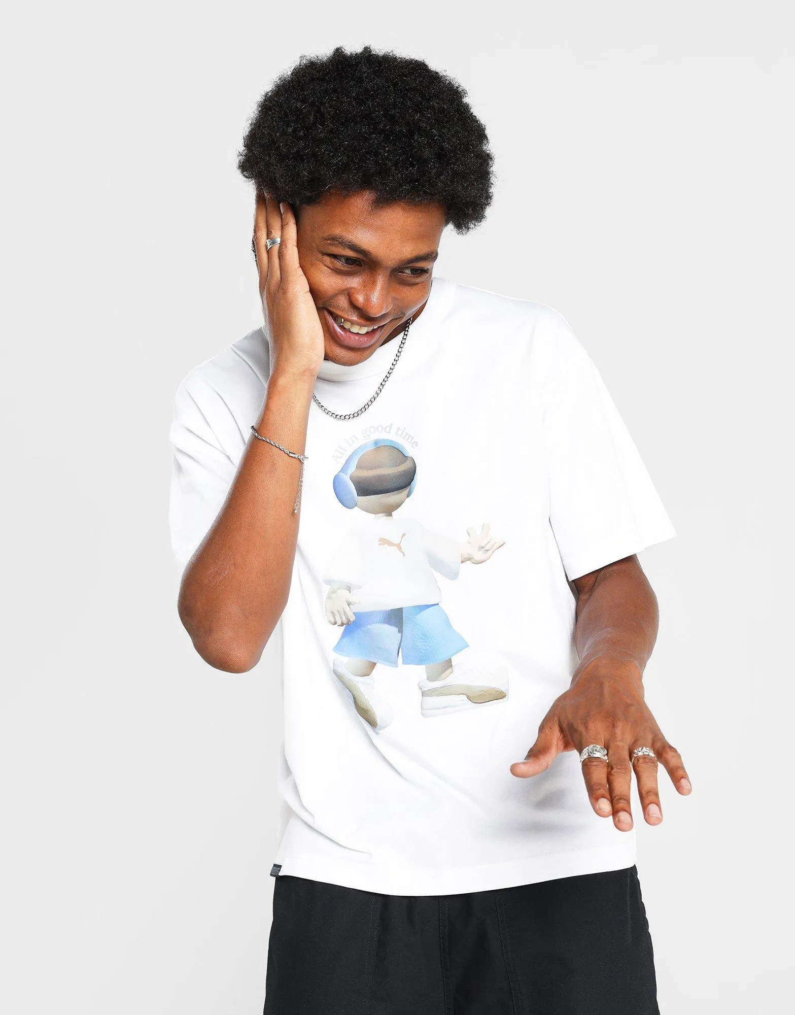 Ultra Soft Blend Simple and Cozy All In Good Time T-Shirt
