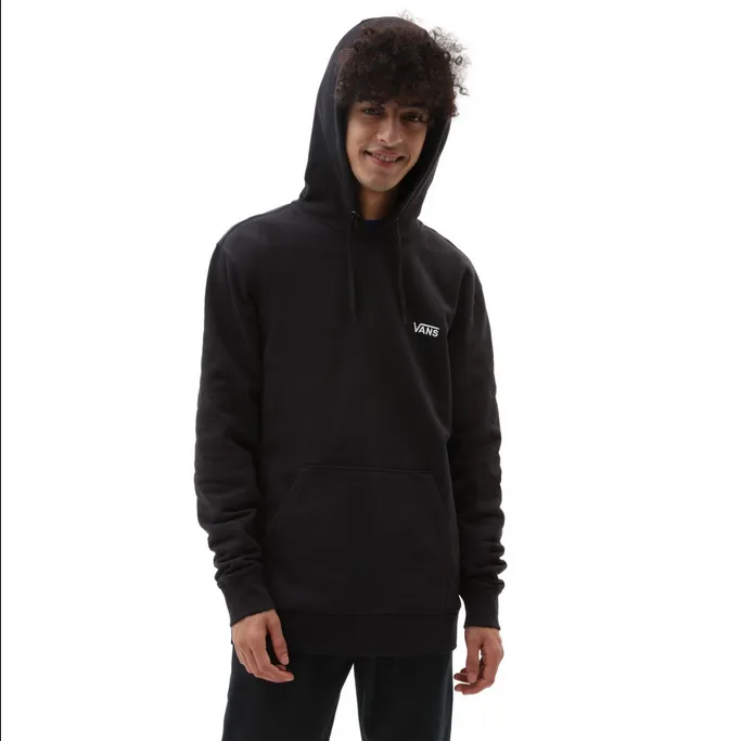 absorbent Vans felpa con cappuccio da uomo Core Basic PO Fleece VN0A7YDVBLK nero