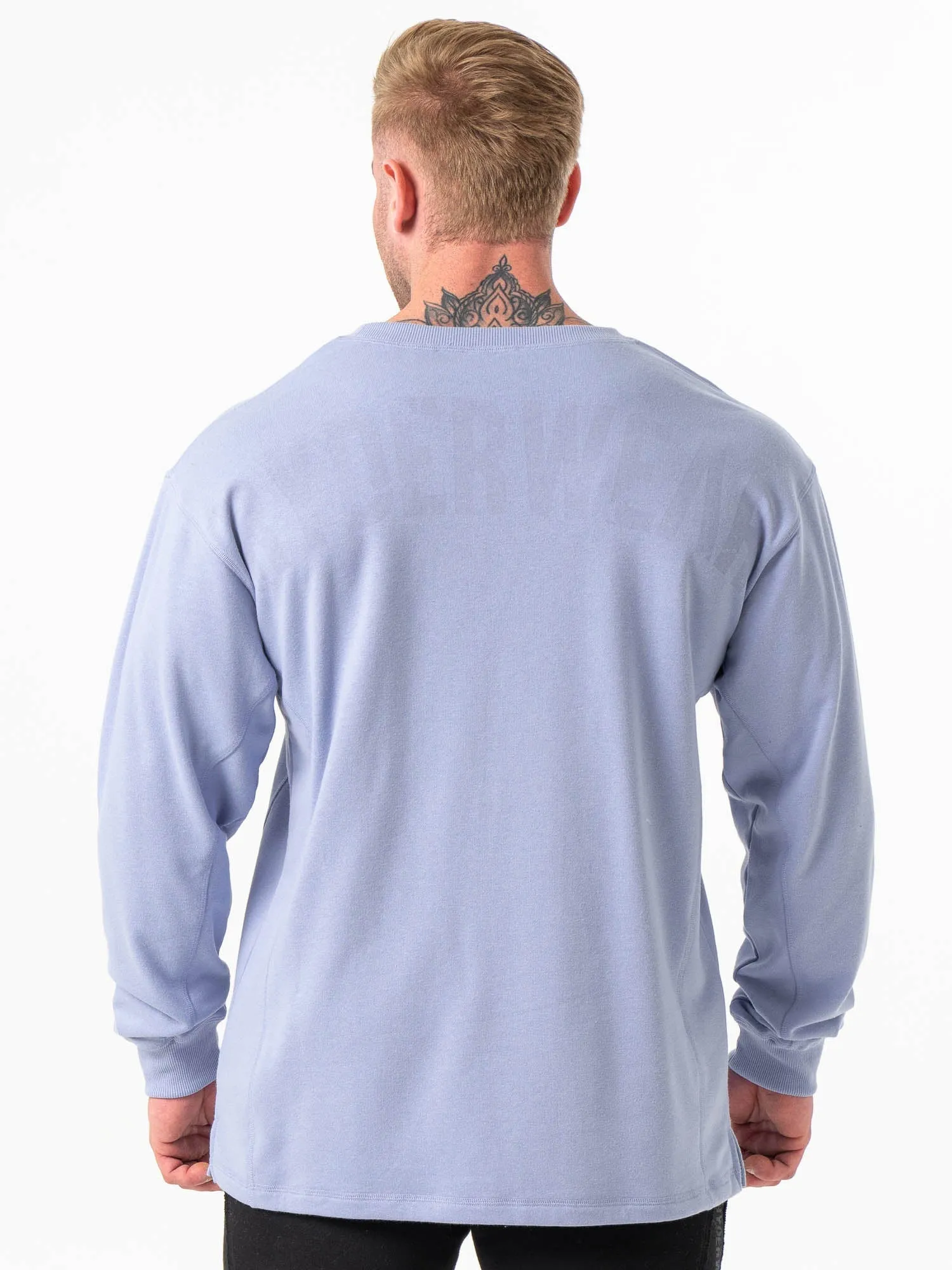 Force Crew Neck - Lilac Blue Bar Night Outdoor Fit