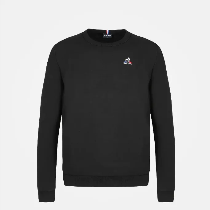 Le Coq Sportif Felpa Girocollo da uomo Ess 2120204 nero product tassel movement