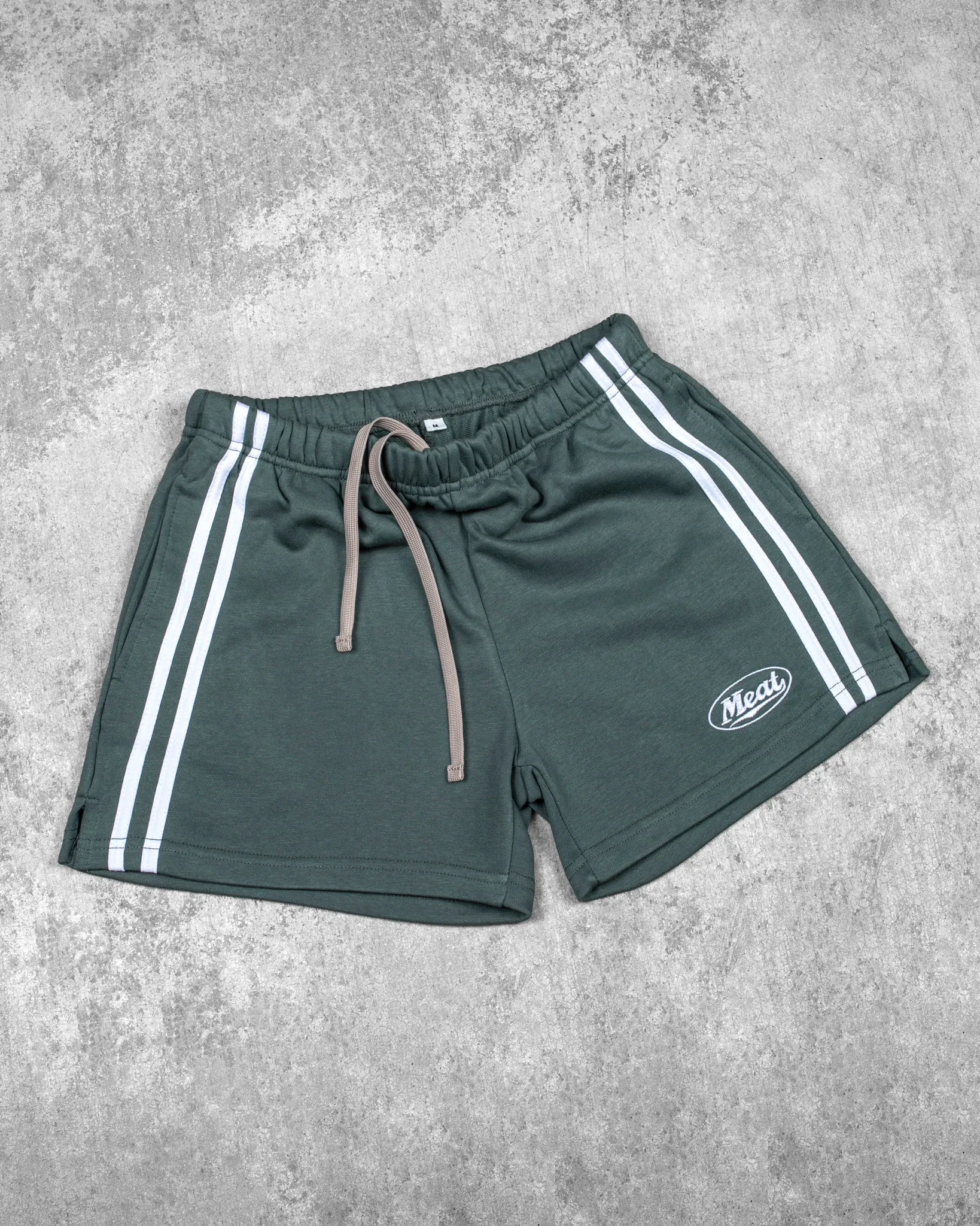 SQUATTING SHORTS ?C ATHLETIC / GREEN Stretch Waist