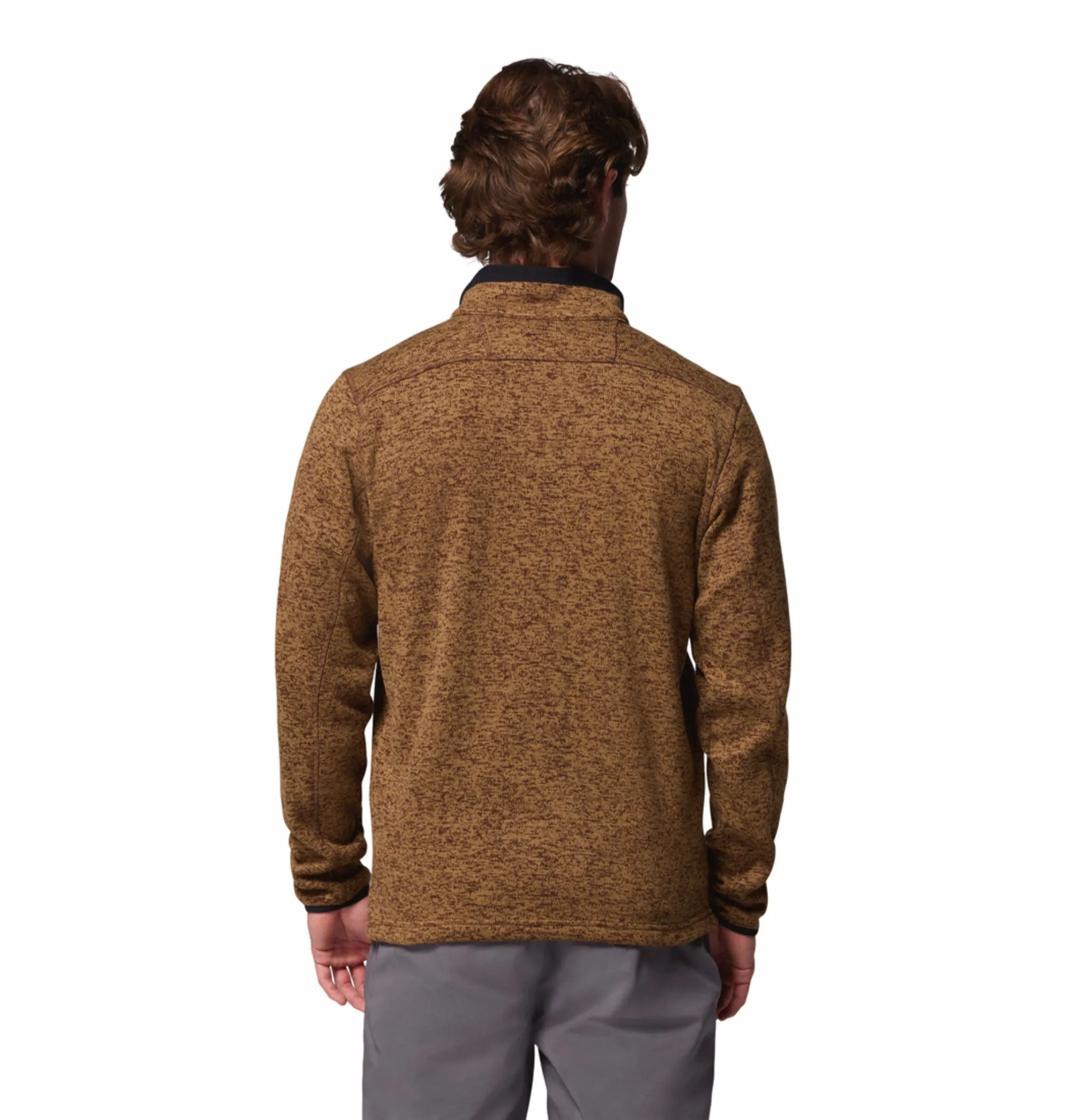 Columbia Men Brown Sweater Weather Jacket Cool Air Fall Vibes